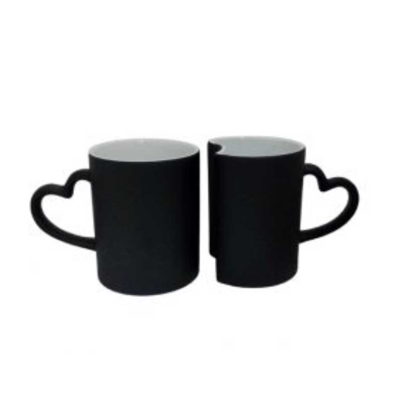 Conjunto de Tazas Mágicas (Cambia de Color con los Líquidos Calientes y Descubre la Imagen Impresa), Grado Alimenticio, Recubierta en su Exterior con Barniz Poliéster para Ser Decorada por Sublimación, 11 oz de Capacidad, Calidad A, Garantía Sólo por Daños Visibles de Fábrica